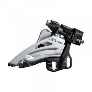SCHIMBATOR FATA SHIMANO ALIVIO FD-M3120-E PT. 2X9 VIT. PRINDERE E-TYPE FRONT PULL SIDE SWING UNGHI CS 64-69 CL:48.8/51.8MM AMBALAT IND.