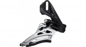SCHIMBATOR FATA SHIMANO DEORE FD-M5100-D DUBLU PT. 2X11 VIT. PRINDERE DIRECT MOUNT SIDE SWING TRAGERE PRIN FATA UNGHI CS 66-69 CL:48.8/51.8MM AMBALAT IND.