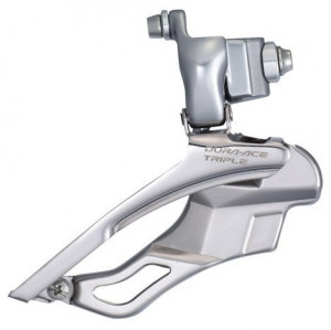 SCHIMBATOR FATA SHIMANO DURA ACE FD-7803 TRIPLU PT. 10 VIT. PE SPATE BRAZED-ON AMBALAT IND.