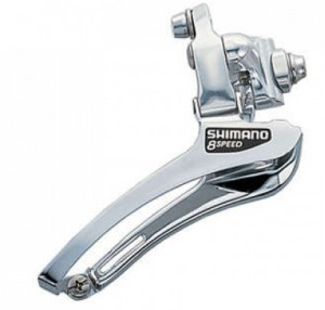 SCHIMBATOR FATA SHIMANO FD-R440A DOUBLU PT. 8 VIT. PE SPATE BRAZED-ON AMBALAT IND.