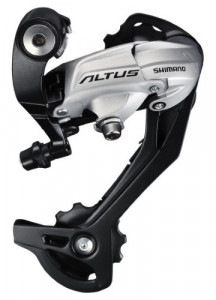SCHIMBATOR SPATE SHIMANO ALTUS RD-M370-S-SGS 9 VIT. PRINDERE DIRECTA ARGINTIU AMBALAT IND.