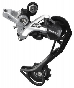 SCHIMBATOR SPATE SHIMANO DEORE XT RD-M781-SGS 10 VIT. TOP NORMAL SHADOW PRINDERE DIRECTA (COMPATIBIL DIRECT MOUNT) ARGINTIU AMBALAT IND.