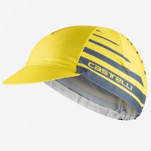 Sepcuta ciclism Castelli Classico Cap, Galben/Albastru, UNI