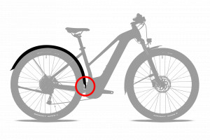SET APARATORI ACID MUDGUARD SET 56 28" BB MOUNT 2.0 Black - Img 3