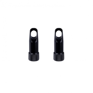Set capace Force pentru valve tubeless presta, Negre - Img 1