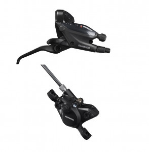 SET FRANA COMPLET ASAMBLATA SHIMANO ST-EF505(8R) 8 VIT. BR-MT200 SM-MA-R160P/S RASINA 1600MM (SM-BH59-SS BLACK) VRAC.