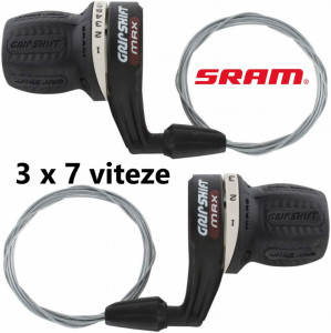 Set Manete Schimbator SRAM MRX 3 x 7 Viteze - SH