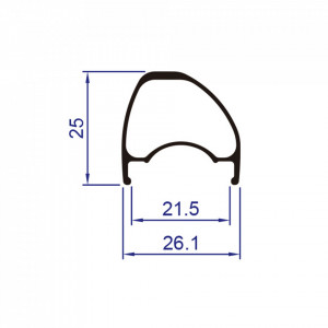 Set roti FSA NS MTB 27.5" 6B