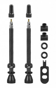 Set Valve Tubeless Force 2xFv 80mm Negre - Img 2