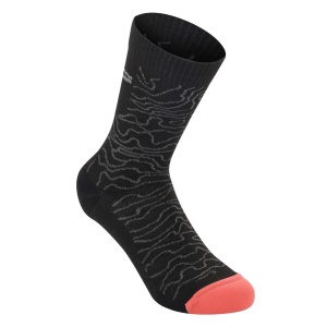 Sosete Alpinestars Drop Socks 15 Black/Mid Gray M