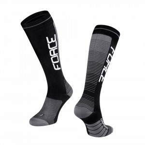 Sosete Force F Compress negru/gri S-M (36-41) - Img 2