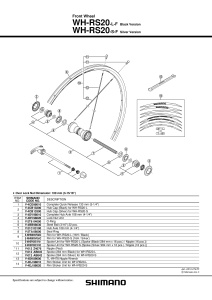 SPITA SHIMANO WH-RS20 284MM NEGRU - Img 2