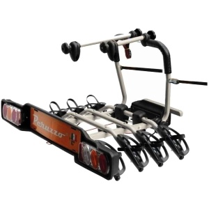 Suport biciclete Peruzzo Parma 4 biciclete 706/4 gri cu prindere pe carligul de remorcare
