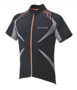 TRICOU ACCU3D M MANECA SCURTA EXPLORER BARBATI GARGOYLE/ORANGE SHIMANO (S11)