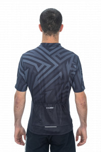 TRICOU CICLISM CUBE ATX JERSEY FULL ZIP CMPT S/S BLACK GREY S - Img 3