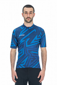 TRICOU CICLISM CUBE ATX JERSEY FULL ZIP CMPT S/S BLUE XS - Img 2