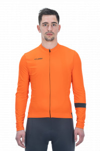 TRICOU CICLISM CUBE BLACKLINE JERSEY L/S ORANGE L - Img 2