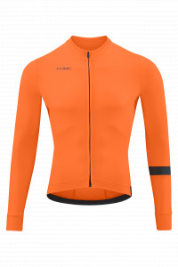 TRICOU CICLISM CUBE BLACKLINE JERSEY L/S ORANGE M