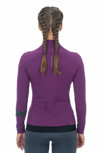 TRICOU CICLISM CUBE BLACKLINE WS JERSEY L/S VIOLET L (40) - Img 3