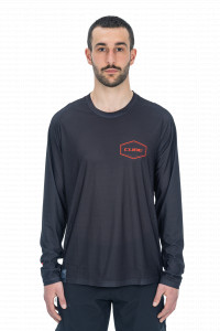 TRICOU CICLISM CUBE VERTEX ROUND NECK JERSEY L/S BLACK XL - Img 2