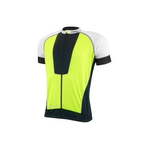 Tricou ciclism Force Air negru/alb/fluo S