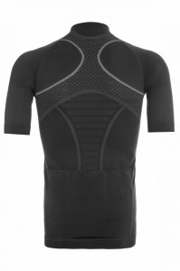 Tricou Ciclism FUNKIER Respirare Elite - Negru/Gri M/L - Img 3