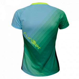 Tricou Ciclism Polo FUNKIER Termoli-W Enduro Women (S/S) - Green/Blue XXS - Img 3
