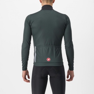 Tricou cu maneca lunga Castelli Entrata Thermal, Verde Inchis, M - Img 2