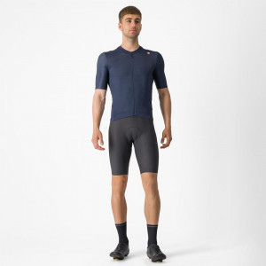 Tricou cu maneca scurta Castelli Espresso, Indigo, M - Img 8