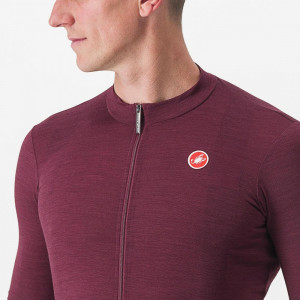 Tricou cu maneca scurta Castelli Essenza, Visiniu, L - Img 6