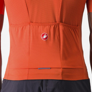 Tricou cu maneca scurta Castelli Unlimited Entrata 2, Portocaliu, L - Img 4