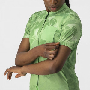 Tricou cu maneca scurta Castelli Unlimited, Sentiero, de dama, Vernil, M - Img 2