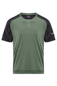 TRICOU CUBE ATX JERSEY ROUND NECK JERSEY S/S OLIVE GREY