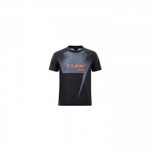 TRICOU CUBE JUNIOR JERSEY S/S BLACK ORANGE XL - Img 2