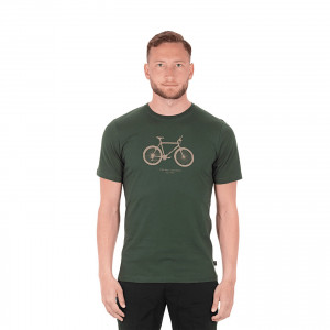 TRICOU CUBE ORGANIC T-SHIRT 90S BIKE DARK GREEN M