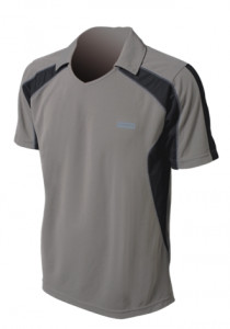 TRICOU POLO SHIMANO MANECA SCURTA TITANIUM/NEGRU