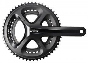ANGRENAJ PEDALIER SHIMANO 105 FC-5800-L 52X36T BRAT 172.5MM PT. 11 VIT. PE SPATE HOLLOWTECH 2 FARA BUTUC PEDALIER NEGRU AMBALAT IND.
