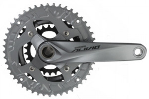 ANGRENAJ PEDALIER SHIMANO ALIVIO FC-M4060 48X36X26T BRAT 170MM PT. 9 VIT. PE SPATE 2-PCS FC FARA CG INCOMPATIBIL CHAINCASE FARA BUTUC PEDALIER AMBALAT IND.