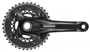 ANGRENAJ PEDALIER SHIMANO DEORE FC-M625 38X24T BRAT 170MM PT. 10 VIT. PE SPATE 2-PCS FC FARA CG INCOMPATIBIL CHAINCASE INCL. BB SM-BB52 SHIMANO LOGO NEGRU AMBALAT IND.