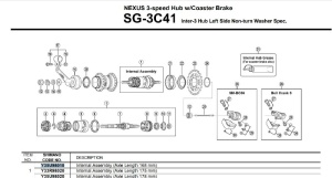 ANSAMBLU SHIMANO SG-3C41 168M