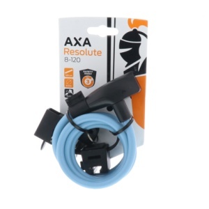 Antifurt Cablu AXA Resolute 8mm/120cm - Ice Blue - Img 4