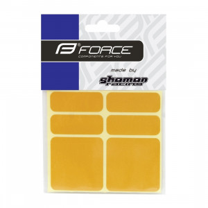 Autocolante Reflectorizante Force, Set 6 Bucati, Yellow