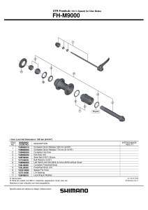 AX PT. BUTUC SPATE SHIMANO FH-M9000 COMPLET - Img 2