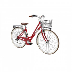 Bicicleta Adriatica Panarea Lady 28 Rosu/Alb 450mm - Img 1