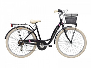 Bicicleta Adriatica Panda 26 Lady 6V Negru Mat 42 cm - Img 2