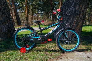 Bicicleta copii mtb ULTRA Kidy 20 V-Brake - Negru | 6-8 ani - Img 2