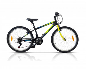 Bicicleta copii mtb ULTRA Storm 24 - Negru | 8-10 ani