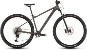 BICICLETA CUBE REACTION PRO OLDGREY BLACK 2026 cadru XS (14") - roti 27.5