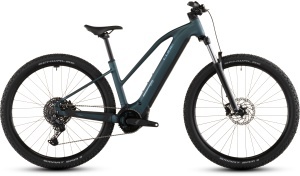 BICICLETA ELECTRICA CUBE REACTION HYBRID ONE 600 TRAPEZE ROYALGREEN PRISM 2026 cadru L (20") - roti 29