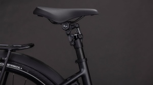 BICICLETA ELECTRICA CUBE SUPREME HYBRID COMFORT PRO 600 EASY ENTRY GREY CHROME 2026 42 cm - Img 4